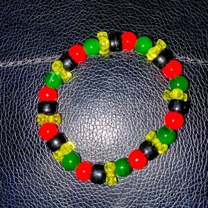 JUNETEENTH BEADED BRACELET